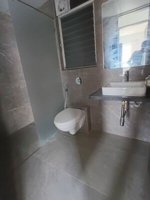 Bathroom in 2 BHK Apartment at Goel Ganga Serio, Kharadi – for Rent