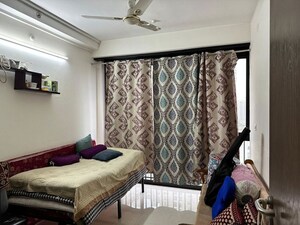 Living Room in 2 BHK Apartment at Duville Riverdale Heights, Kharadi – for Rent
