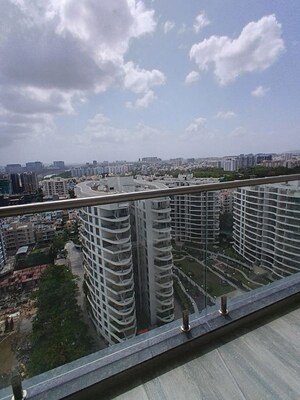 Balcony in 3 BHK Apartment at Goel Ganga Serio, Kharadi – for Rent