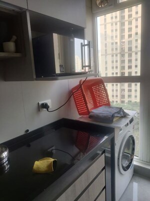 Kitchen in 1 BHK Apartment at Tata Serein, Pokhran Road No Two – for Rent