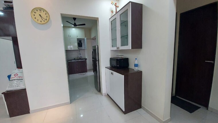Kitchen, geras-misty-waters 3 Bedroom 1100 Sq.Ft. Apartment In Mundhwa Pune 9723474