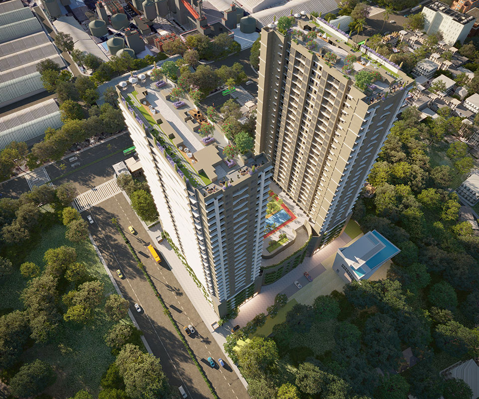 2 BHK Apartment For Sale in Ajmera Crosstown One