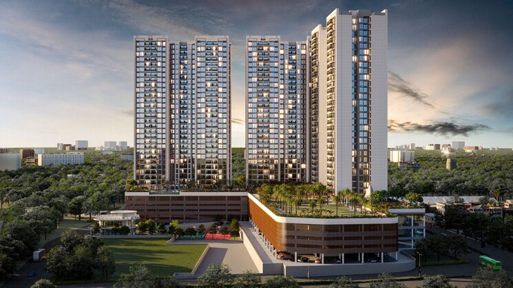 Exterior View, ajmera-crosstown-one 3 Bedroom 957 Sq.Ft. Apartment In Kalyan West Thane 9723525