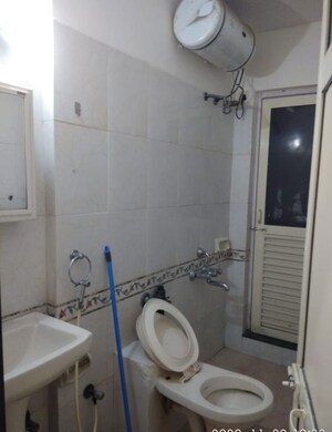 Bathroom in 1 BHK Apartment at K Raheja Palm Spring, Malad West – for Rent