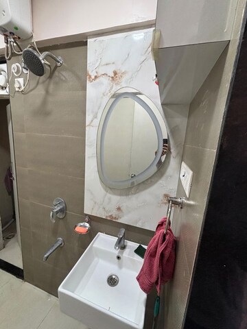 Bathroom in 2 BHK Apartment at Ashar Metro Towers, Vartak Nagar – for Rent