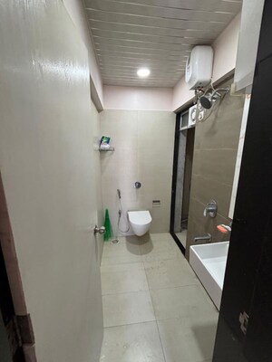 Attached Bathroom in 2 BHK Apartment at Ashar Metro Towers, Vartak Nagar – for Rent