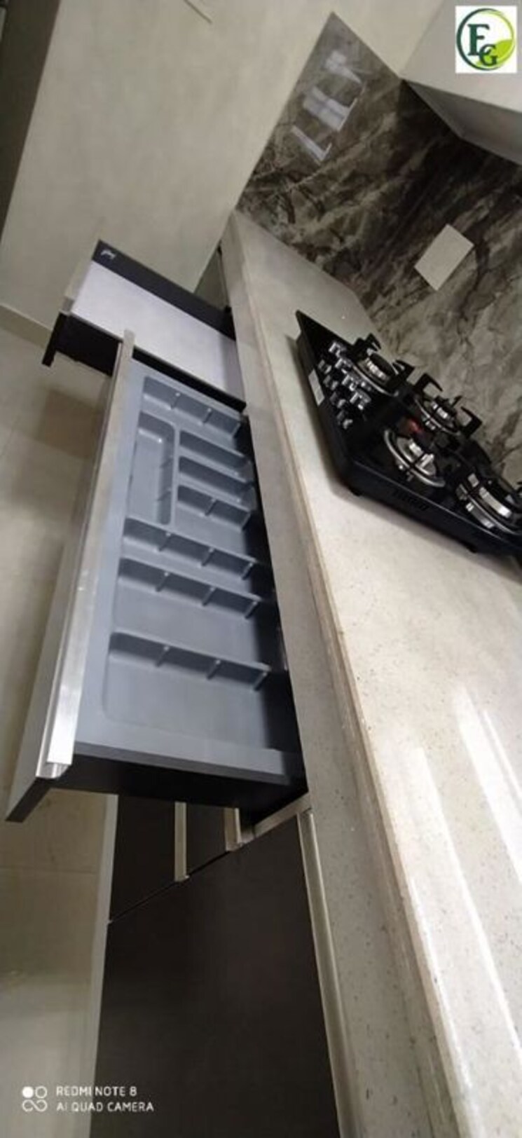 Kitchen, motiaz-royal-citi 3 Bedroom 1910 Sq.Ft. Apartment In Ambala Highway Zirakpur 9723561