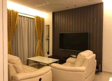 Living Room in 3 BHK Apartment at Sheth Vasant Lawns, Laxmi Nagar – for Rent