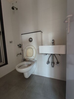 Bathroom in 1 BHK Apartment at Vasant Fiona, Pokhran Road No Two – for Rent