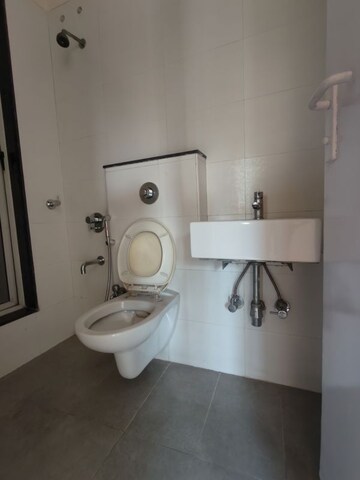 Bathroom in 1 BHK Apartment at Vasant Fiona, Pokhran Road No Two – for Rent