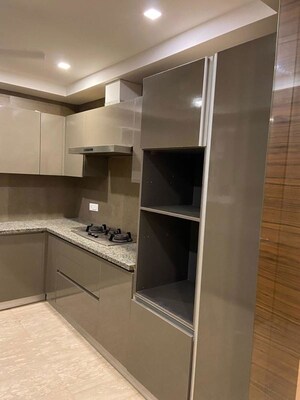 Kitchen in 4 BHK Apartment at Greater Kailash I – for Rent