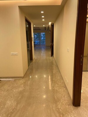 Building Lobby in 4 BHK Apartment at Greater Kailash I – for Rent