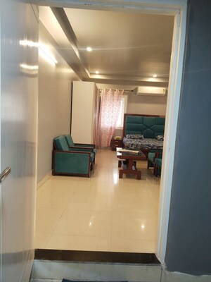 Living Room in 1 BHK Apartment at Khirki Extension – for Rent