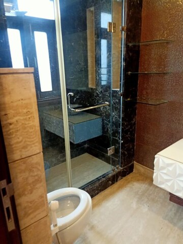 Bathroom in 4 BHK Apartment at Safdarjung Development Area – for Rent