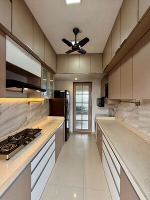 Kitchen in 3 BHK Apartment at Mistry Park, Cumbala Hill – for Sale