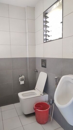 Bathroom in  Office Space at Arihant Aura, Turbhe – for Rent