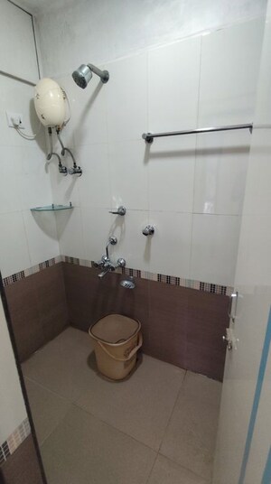 Bathroom in 2 BHK Apartment at Kanakia Sanskruti, Kandivali East – for Rent