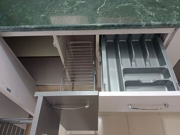 Kitchen in 3 BHK Apartment at Ansal Crown Heights, Sector 80 – for Rent