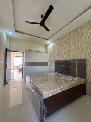 Bedroom in 3 BHK Builder Floor at Dhakoli – for Rent