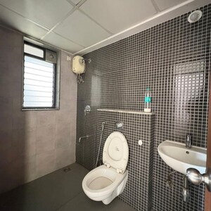 Bathroom in 2 BHK Apartment at Lodha Palava City Lakeshore Greens, Hedutane – for Rent