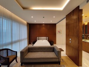 Bedroom in 2 BHK Apartment at Bhartiya City Leela Residences, Thanisandra Main Road – for Rent