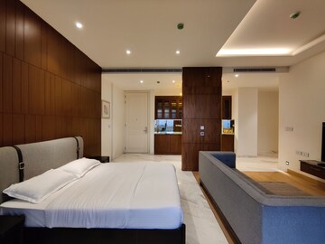 Bedroom in 2 BHK Apartment at Bhartiya City Leela Residences, Thanisandra Main Road – for Rent