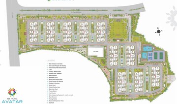 Master Plan in 2 BHK Apartment at My Home Avatar, Gachibowli – for Sale