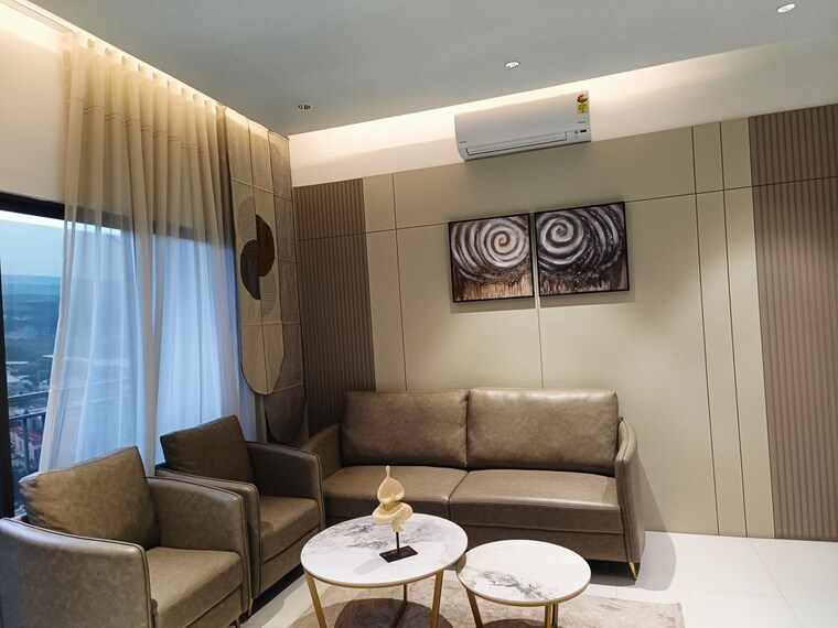 Living Room, vtb-crown 2 Bedroom 709 Sq.Ft. Apartment In Moshi Pune 9723937