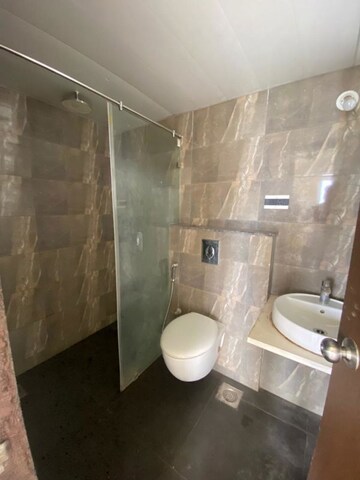 Bathroom in 3 BHK Apartment at Pharande Puneville, Punawale – for Rent