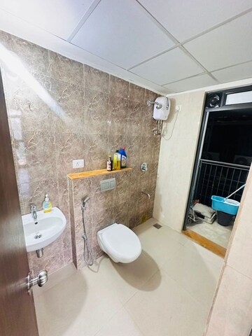Bathroom in 2 BHK Apartment at Lodha Lakeshore Greens, Dombivli East – for Rent