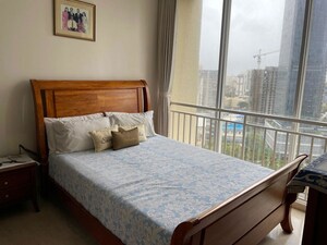 Bedroom in 3 BHK Apartment at Runwals The Reserve, Worli – for Rent