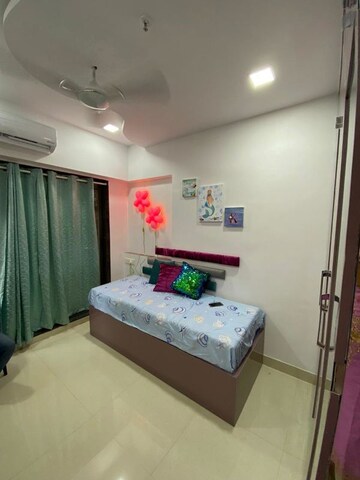 Master Bedroom in 2 BHK Apartment at Sethia Kalpavruksh Heights, Kandivali West – for Rent