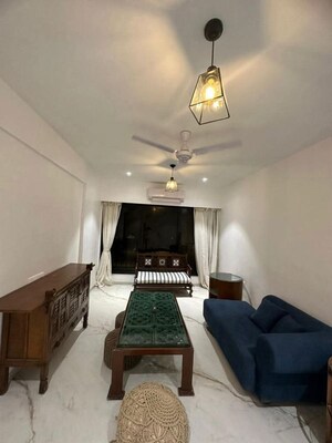 Living Room in 1 BHK Apartment at Best Complex Andheri West, Andheri West – for Rent