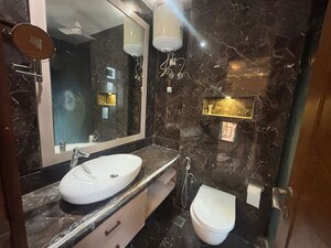 Bathroom in 3 BHK Builder Floor at Greater Kailash I – for Rent