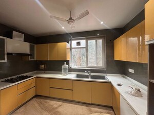 Kitchen in 3 BHK Builder Floor at Greater Kailash I – for Rent