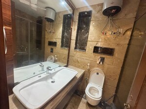 Bathroom in 3 BHK Builder Floor at Greater Kailash I – for Rent