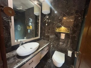 Bathroom in 3 BHK Builder Floor at Greater Kailash I – for Rent