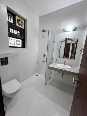 Bathroom in 3 BHK Builder Floor at Greater Kailash I – for Rent