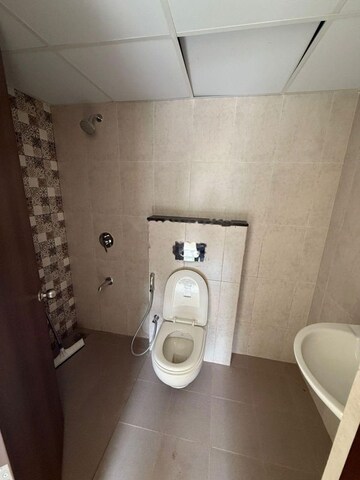 Bathroom in 3 BHK Apartment at Shapoorji Pallonji Vanaha Springs, Bavdhan – for Rent