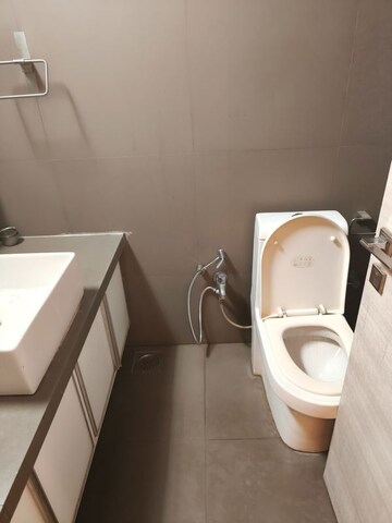 Bathroom in 3 BHK Apartment at Progressive Group Highness, Sanpada – for Rent