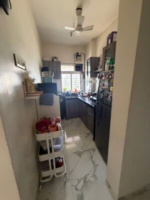 Bathroom in 1.5 BHK Apartment at Raheja Ridgewood, Goregaon East – for Rent