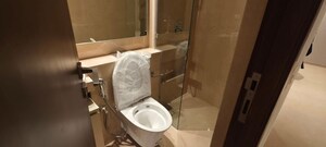 Bathroom in 3 BHK Apartment at Hiranandani Highland, Powai – for Rent