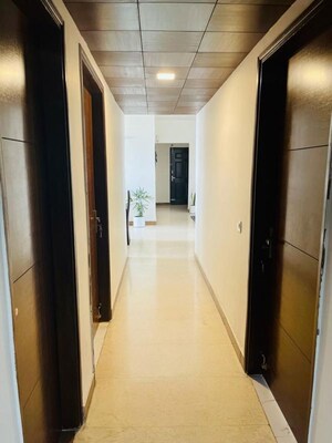 Building Lobby in 4 BHK Builder Floor at Unitech South City II, Sector 50 – for Rent