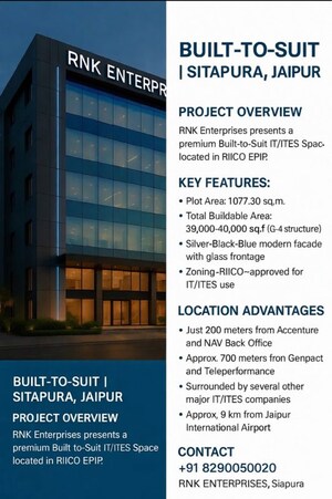  Office Space in IT/SEZ – Exterior View View at Sitapura - for Rent