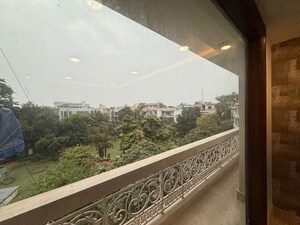 Balcony in 4 BHK Builder Floor at Panchsheel Park – for Sale