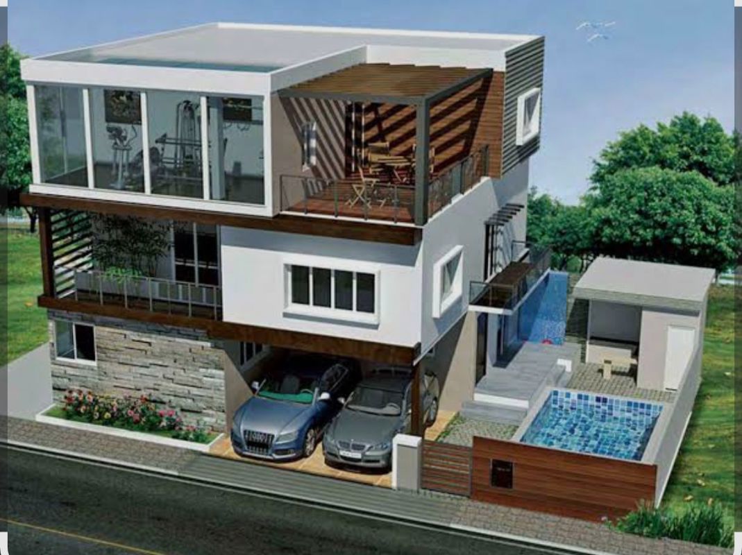 3 BHK + Pooja Room,Study Room,Extra Room Villa For Sale in Charu Villa Plots 