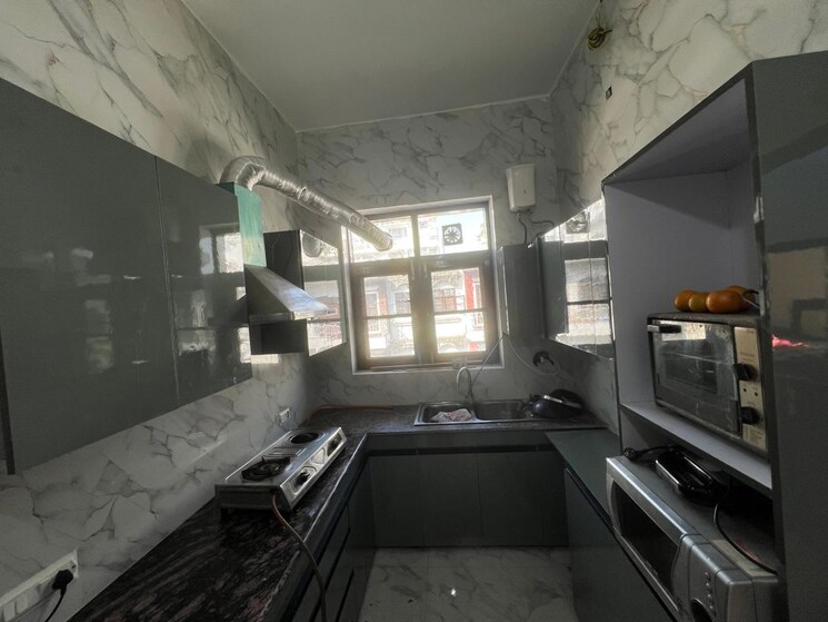 Kitchen, dhakoli 3 Bedroom 1350 Sq.Ft. Builder Floor In Dhakoli Zirakpur 9724569