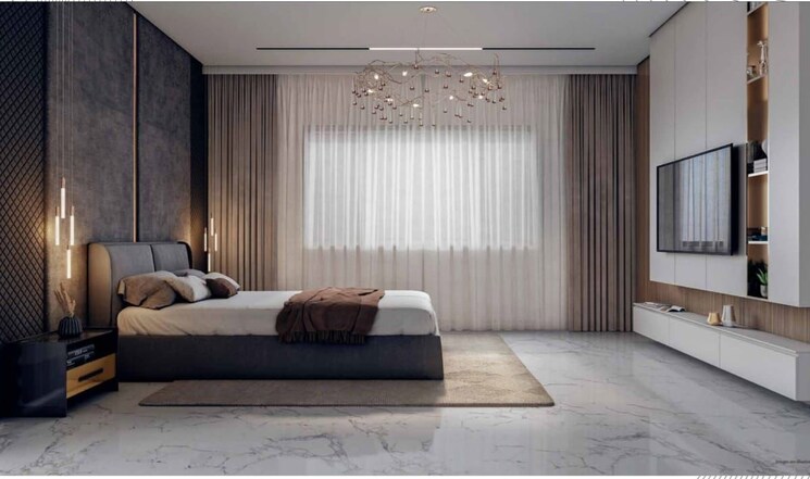 Bedroom, kokapet 3 Bedroom 3000 Sq.Ft. Apartment In Kokapet Hyderabad 9724588