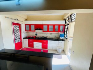 Kitchen/pantry in 3 BHK Apartment at Prahlad Nagar – for Rent