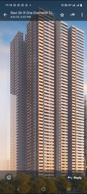 3 BHK Apartment – Exterior View View at Financial District - for Sale